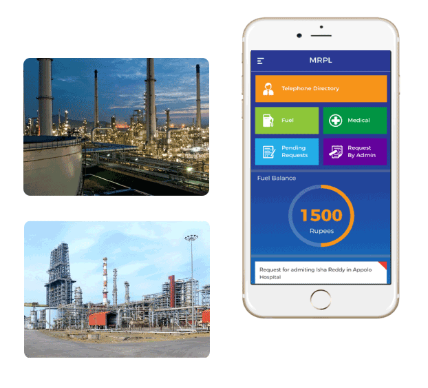 MRPL Connect & Seva interface