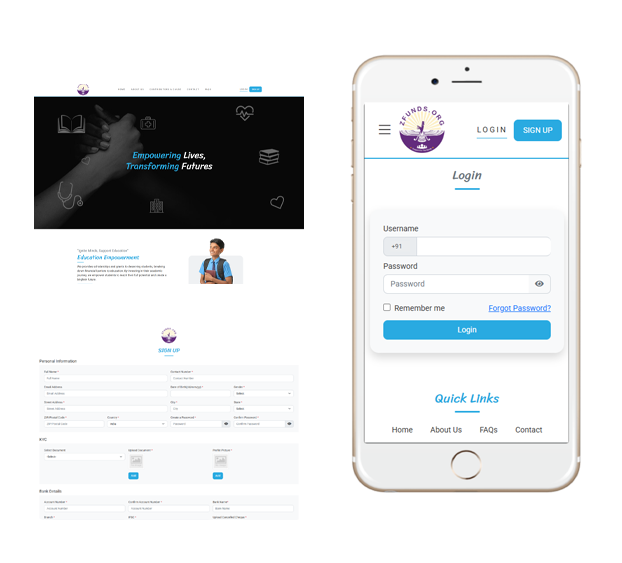 Z Funds interface